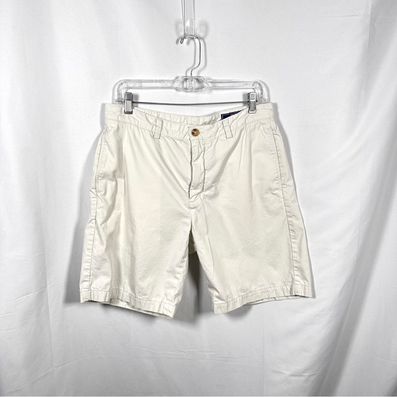 Vineyard Vines Cotton Chino Club Shorts Classic Preppy Light Khaki Men’s 33 - Picture 2 of 9